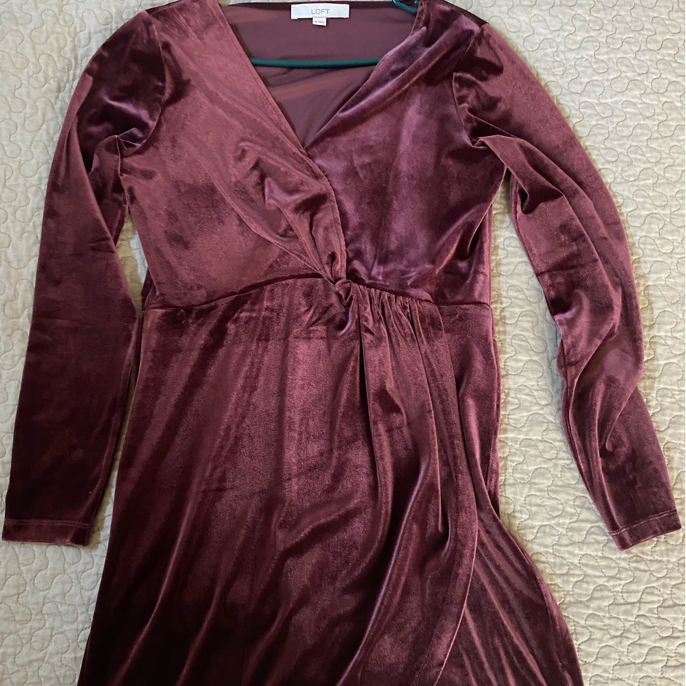 J Crew Womens Velveteen Dress